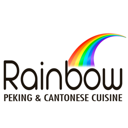 Rainbow logo.